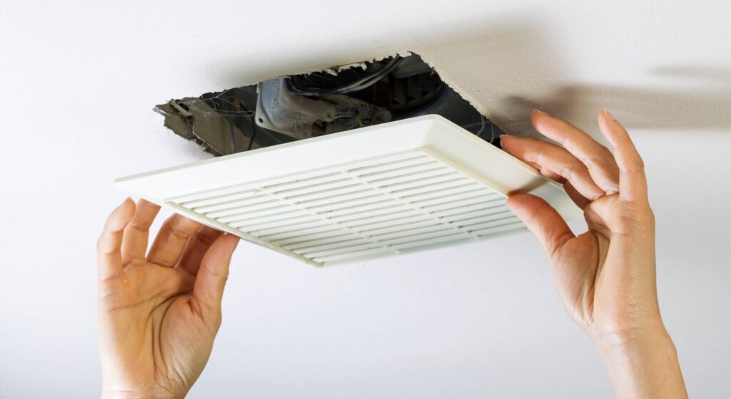 How To Replace Bathroom Vent Fan Cover